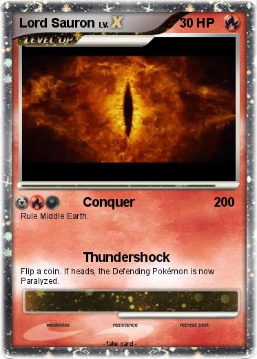 Pokemon Lord Sauron
