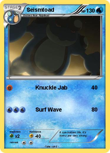 Pokemon Seismtoad