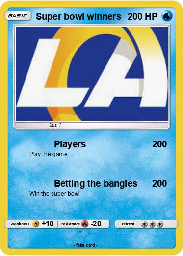 Pokemon Super bowl winners