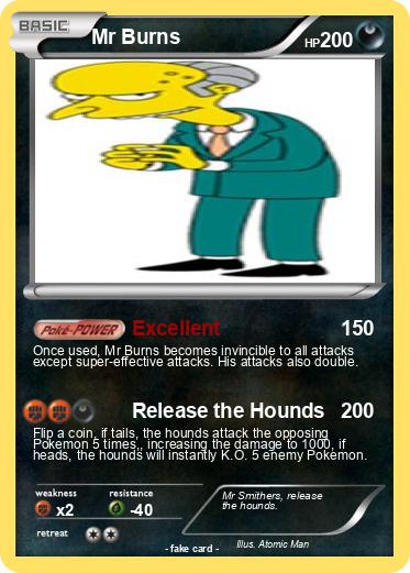 Pokemon Mr Burns