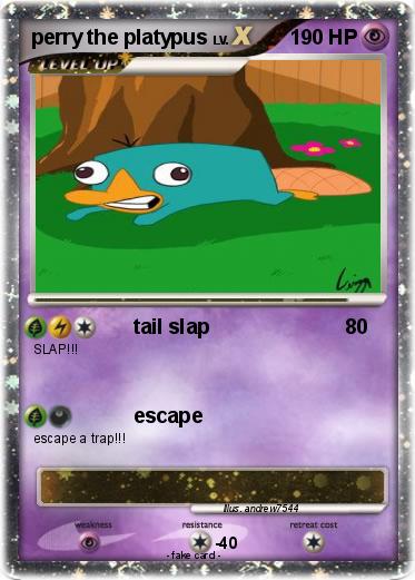 Pokemon perry the platypus