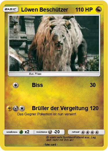 Pokemon Löwen Beschützer
