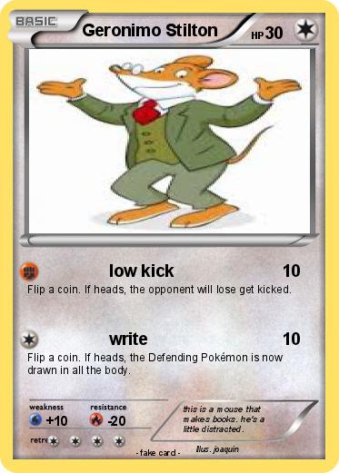 Pokemon Geronimo Stilton