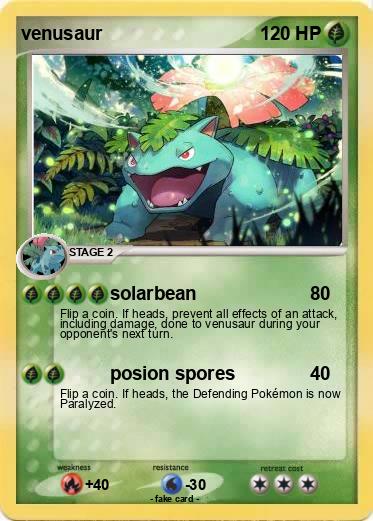 Pokemon venusaur