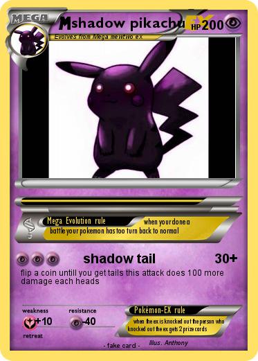 Pokemon shadow pikachu