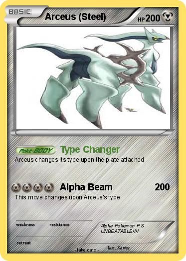 Pokemon Arceus (Steel)