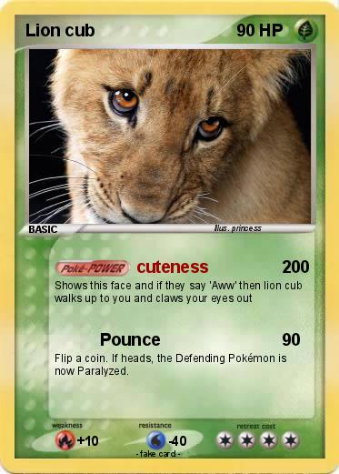 Pokemon Lion cub