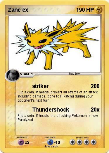 Pokemon Zane ex