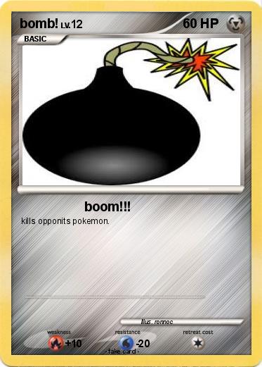 Pokemon bomb!