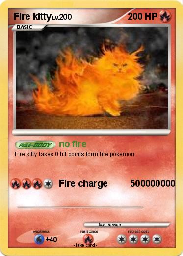 Pokemon Fire kitty