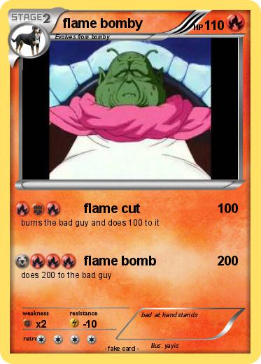 Pokemon flame bomby