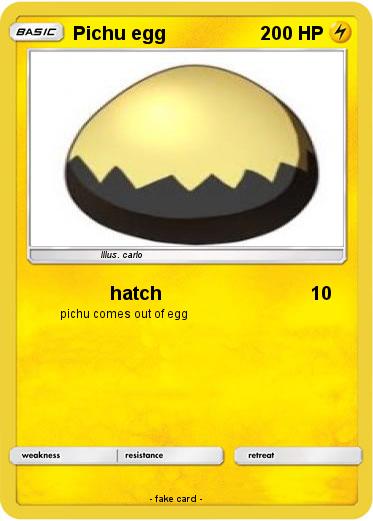 Pokemon Pichu egg