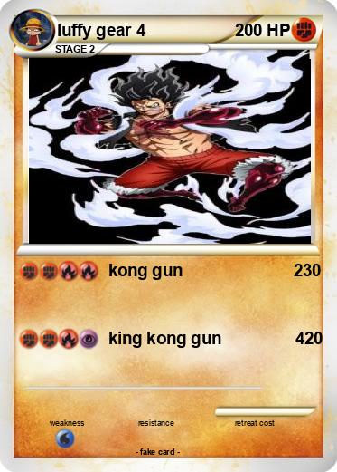 Pokemon luffy gear 4