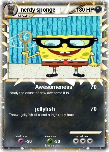 Pokemon nerdy sponge