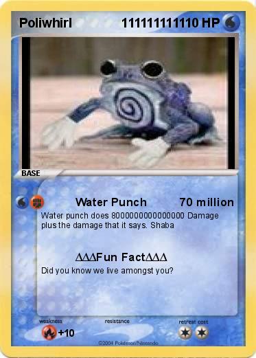 Pokemon Poliwhirl              111111111