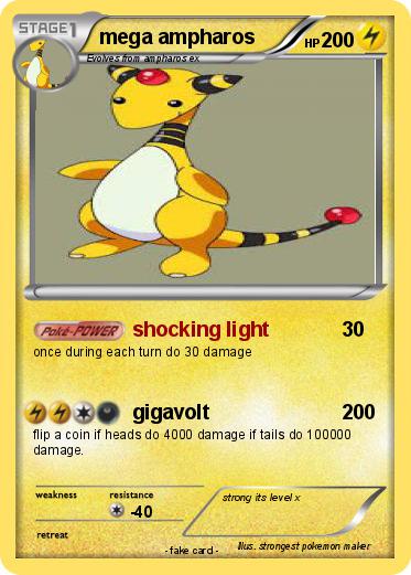Pokemon mega ampharos