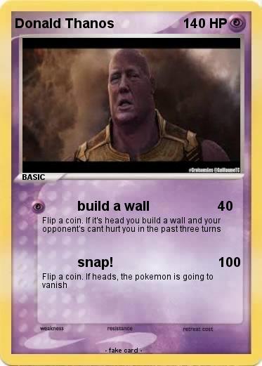 Pokemon Donald Thanos
