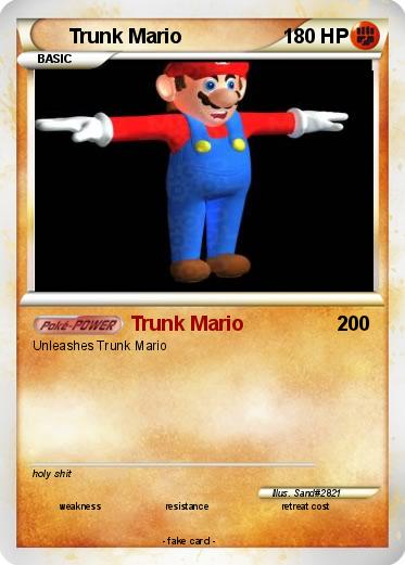Pokemon Trunk Mario