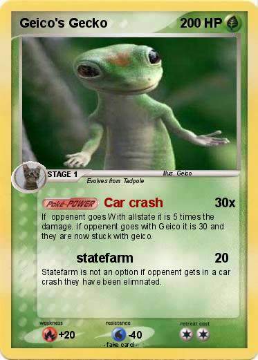 Pokemon Geico's Gecko