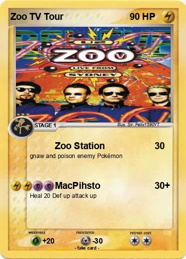 Pokemon Zoo TV Tour