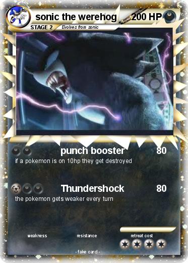 Pokemon sonic the werehog