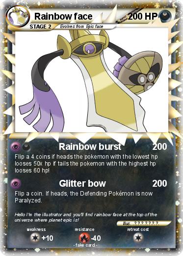 Pokemon Rainbow face