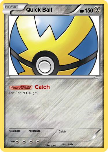 Pokemon Quick Ball