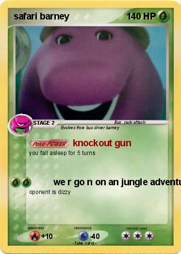 Pokemon safari barney