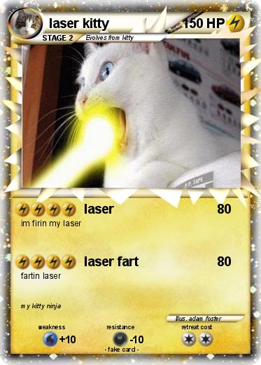 Pokemon laser kitty