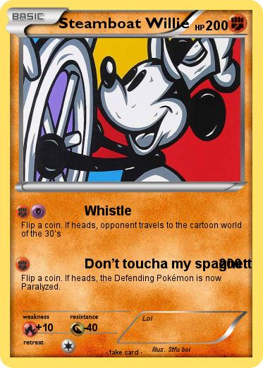 Pokemon Steamboat Willie