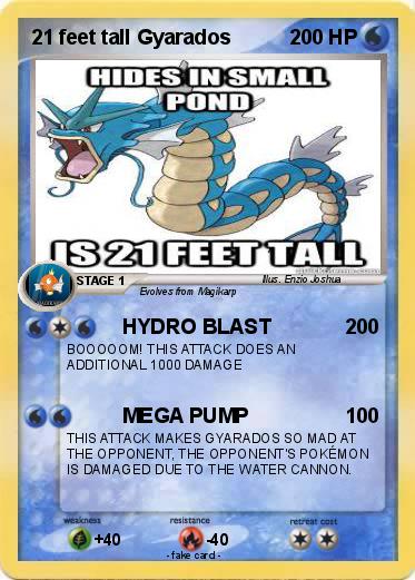 Pokemon 21 feet tall Gyarados