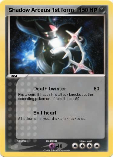 Pokemon Shadow Arceus 1st form