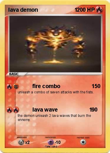 Pokemon lava demon                        1