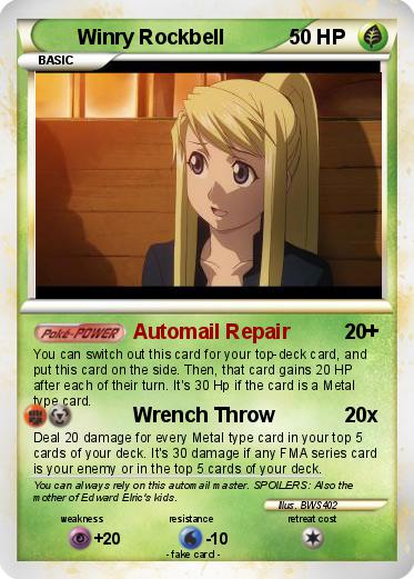 Pokemon Winry Rockbell