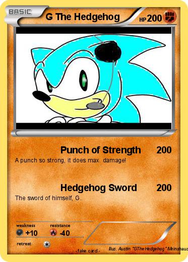 Pokemon G The Hedgehog