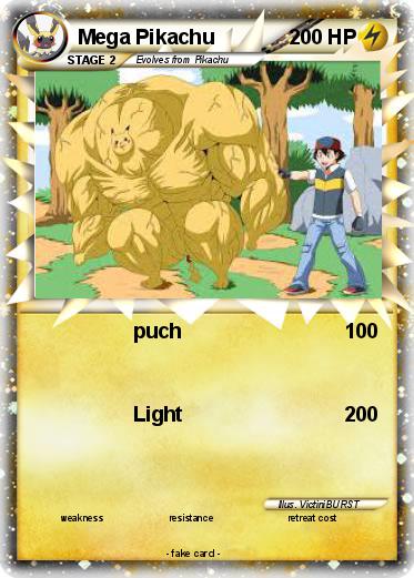 Pokemon Mega Pikachu