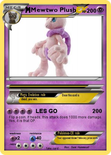 Pokemon Mewtwo Plush