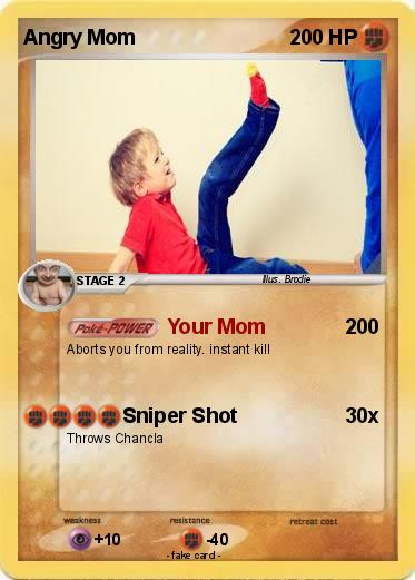 Pokemon Angry Mom