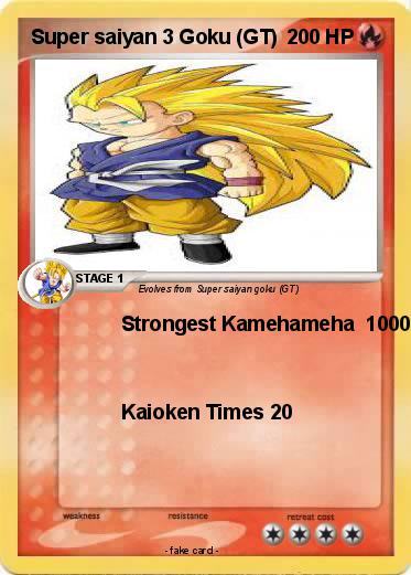 Pokemon Goku super saiyan 1000
