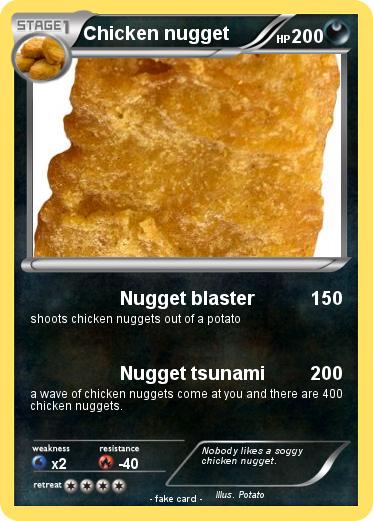 Pokemon Chicken nugget