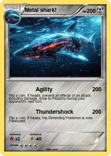 Pokemon Metal shark!