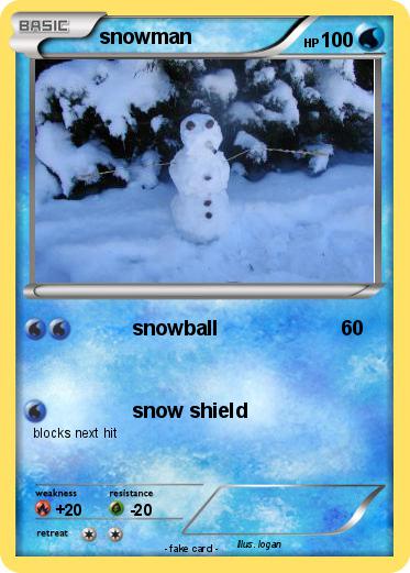 Pokemon snowman