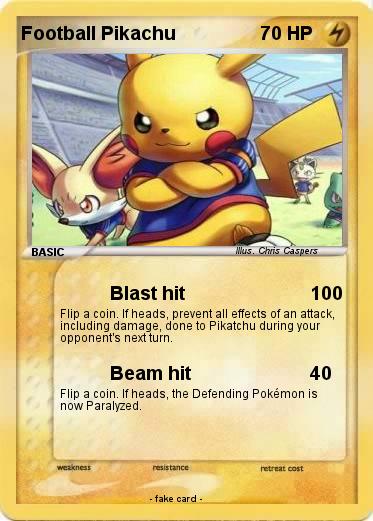 Pokemon Football Pikachu