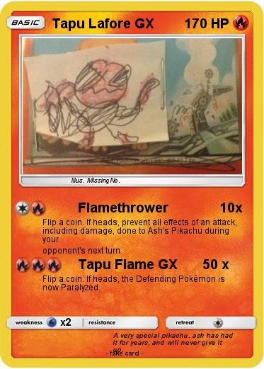 Pokemon Tapu Lafore GX