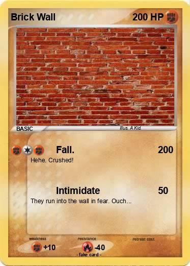 Pokemon Brick Wall