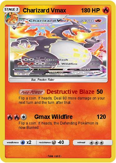 Pokemon Charizard Vmax