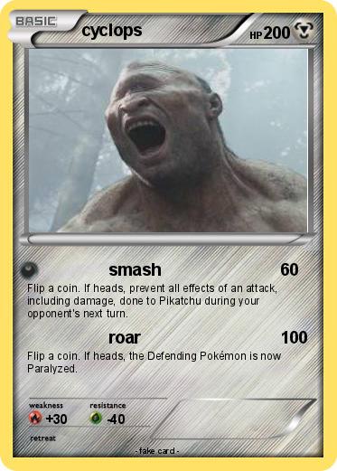 Pokemon cyclops