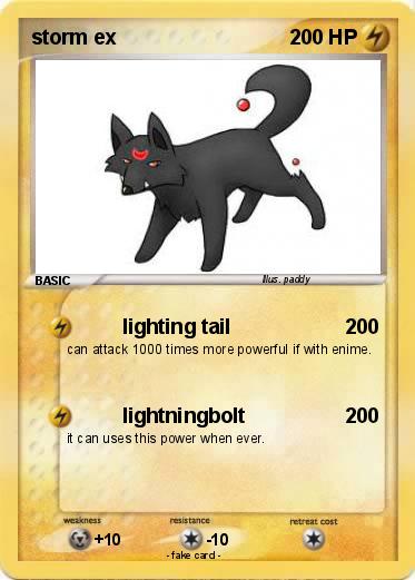 Pokemon storm ex