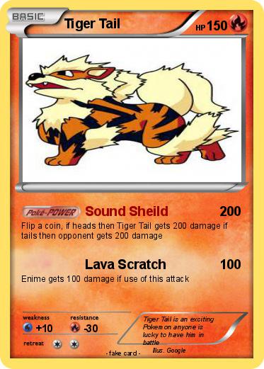 Pokemon Tiger Tail