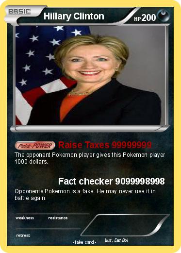 Pokemon Hillary Clinton